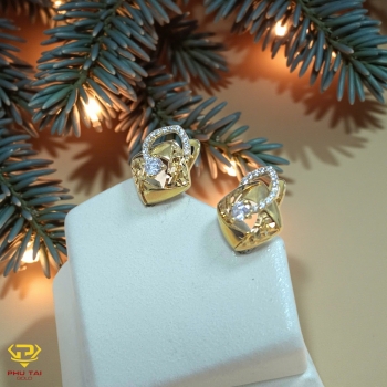 Bông tai vàng màu (mã BT 72412)